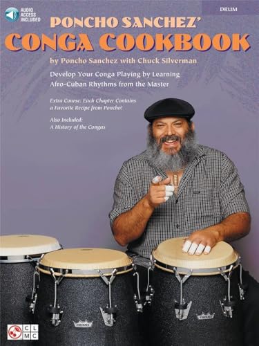 Poncho Sanchez' Conga Cookbook Book/Online Audio