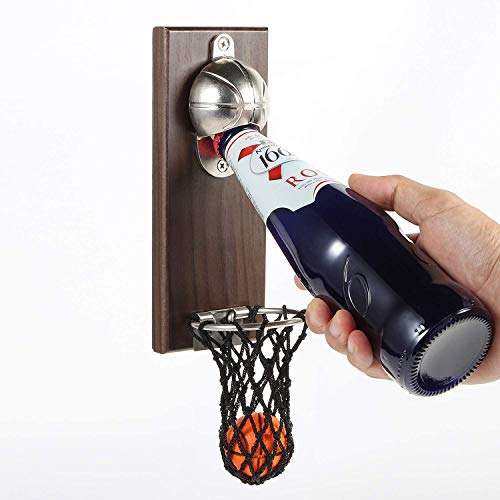 Wall Mounted Basketball Bottle Opener