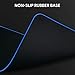 immagine 5AUKEY Tappetino Mouse RGB Gaming Mouse Pad Grande con 10 Effetti Luce Preimpostati, 16,8 Milioni di Colori per Tastiera, PC e Laptop, 800x300x4mm