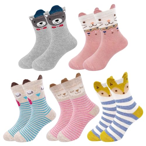 5 Paar Japanische Tabi-Socken - Zweizehen-Socken Aus Baumwolle Für Damen & Herren