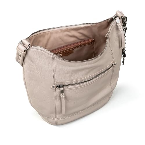 Image of The Sak Sequoia Hobo Bag - Premium Large Leather Women's Handbag for Everyday & Travel - Durable Purse With Zipper Pocket