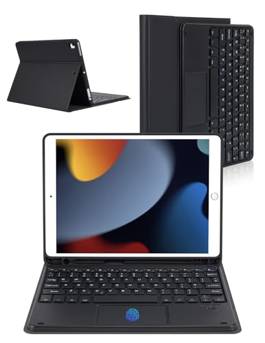 Teclado Bluetooth con panel táctil para iPad de 8ª generación y iPad 10.2