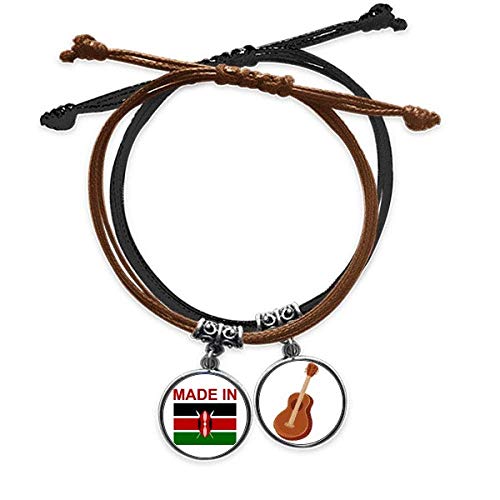 Pulsera de amor Kenya en cuero y cuerda para conectar con tus pasiones 1