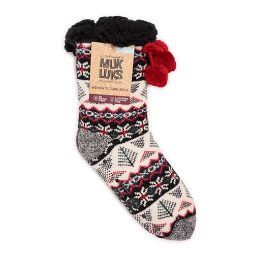 Image of MUK LUKS Women's Tall Cabin Sox (1 Pair Pack)