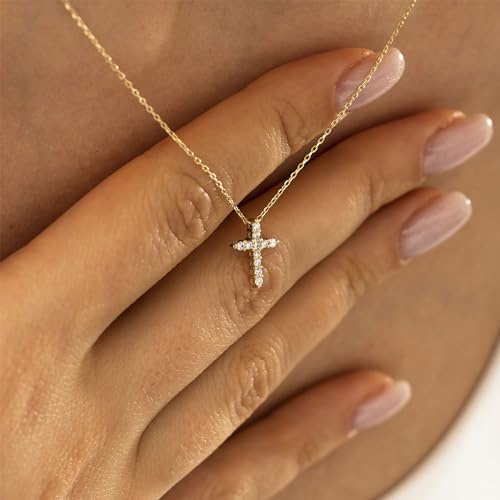 MONOZO Dainty Gold Cross Necklace - image 4