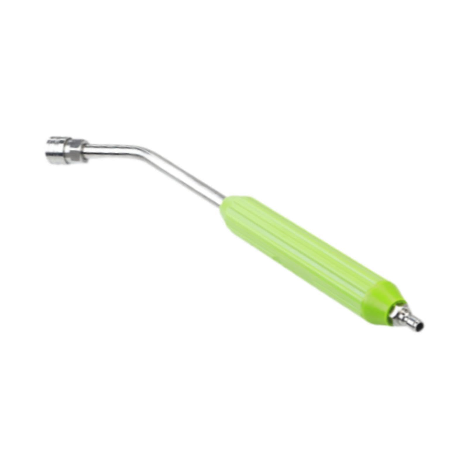 Pressure Washer Extension Wand Home 1/4" Quick Connect Wall Power Washer Rod Green Bend|Pressure Washer Extension Rod 40cm Stainless Steel Lance Wand for Gutter Roof Window Car Cleaning-picture-22