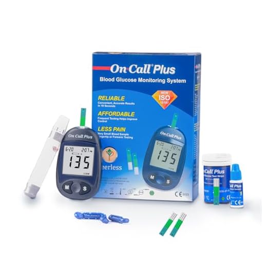 On Call Plus Glucometer with 10 Strip