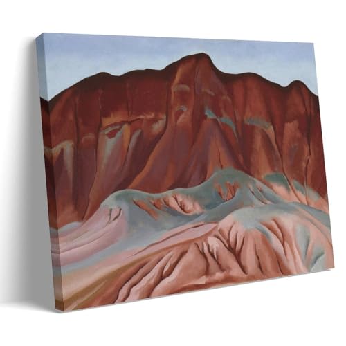 Affiche d'art Georgia O'Keeffe Purple Hills impression sur toile déco 30x45 cm