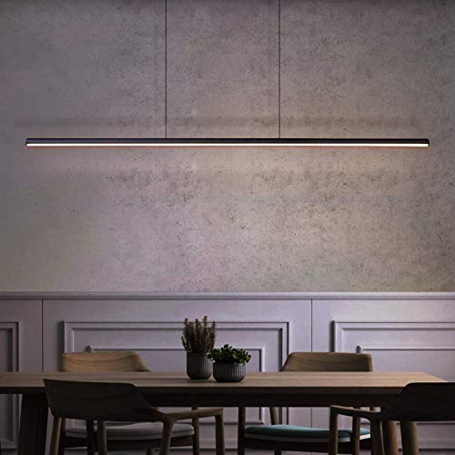 Zicbol ZICBOL-001 Kitchen Island Pendant Lighting 40.94 Inch Linear Light Fixture Chandelier 16W 3000K Warm Light Dimmable Led Hanging Light Fixture For Dining Room, Kitchen, Breakfast Bar thumb #5