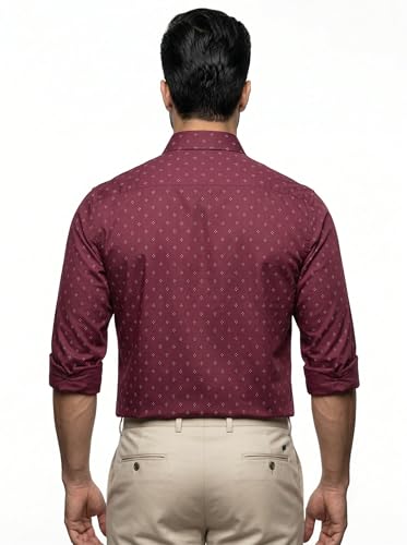 Image of Amazon Brand - INKAST Men's Printed Cotton Shirt | Full Sleeve | Regular Fit | Comfortable Formal Stylish Shirt for Men | Man Shirts for Professional Look