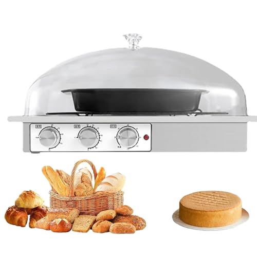 Scatola per la lievitazione dell'impasto con controllo della temperatura e dell'umidità, funzioni timer per pane, yogurt e fermentazione, ideale per cuocere e cucinare in casa