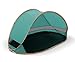Produktbild Pop-up Strandmuschel Classic - ca. 220 x 120 x 100 cm | UV-Schutz 30 | inkl. Tragetasche & Heringe | Strandzelt, Sonnenschutz für Strand, Garten & Camping | selbstaufbauend | 3-4 Personen (türkis)