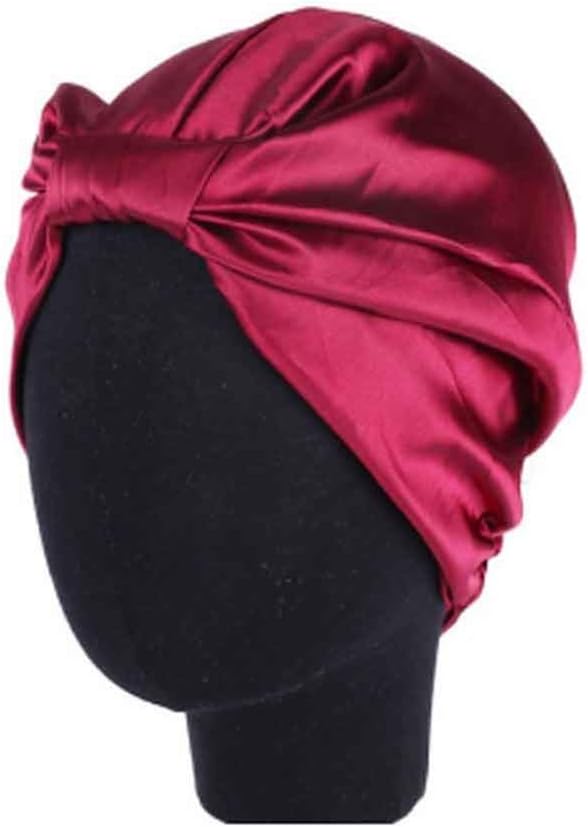 1pcs Silk Salon Bonnet Women Sleep Shower Cap Bath Towel Hair Dry Quick Elastic Care Wrap(Style 3)