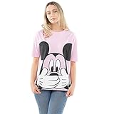 Disney Damen Mickey Don't Speak T Shirt, Rose, L EU