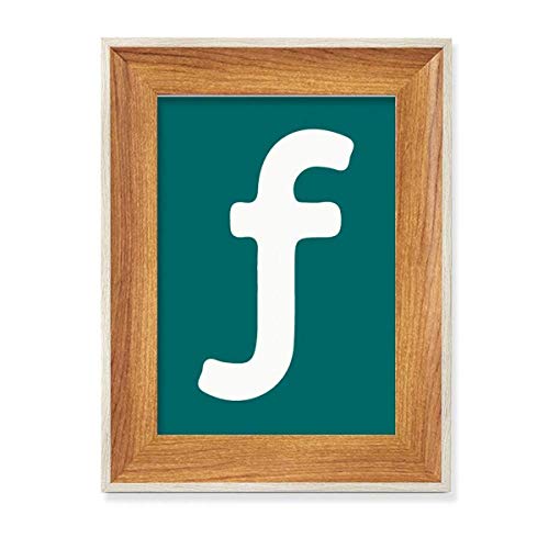 通貨通貨記号 デスクトップ木製フォトフレームディスプレイアート絵画セット