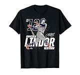 Dynamic Pose Francisco Lindor New York Baseball MLBPA T-Shirt