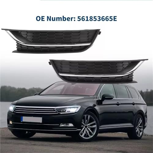 Cubierta luz antiniebla cromada para Passat 2015 acabado elegante 2