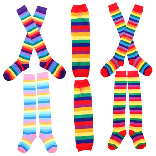 Calcetines altos para mujer transpirables con ajuste seguro anticaída