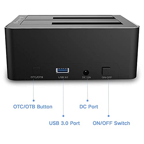 Base Dual SATA para Disco Duro con USB 3.0 y Cable Extensor miniatura 6