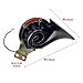 12V/24V car truck off-road vehicle forklift engineering excavator crane DL34G treble big snail waterproof horn(24v)