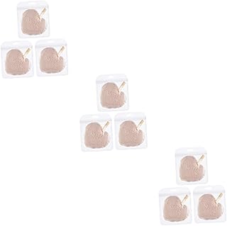 FRCOLOR 9 Peças Esponja De Rosto Esponjas De Beleza Almofada De Limpeza De Rosto Almofadas De Algodão Redondas Esponja De Maquiagem Almofadas De Limpeza Almofada De Remoção De Maquiagem