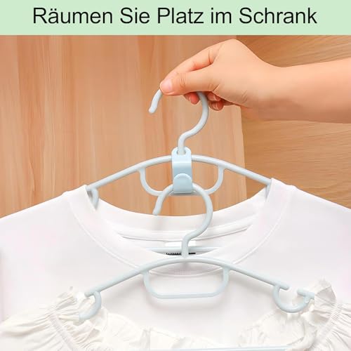 70 Stück Kleiderbügel-Verbindungshaken, kleiderbügel verbindungshaken, verbindungshaken für kleiderbügel, Kleiderbügelverbinder für Platz und Ordnung Schrank