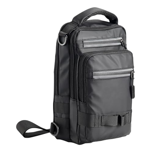 Generico Mochila portacañas - Bolso bandolera de impermeable, correa única, equipo multifuncional duradero y ligero | Equipo de caza al aire libre, ideal para guardar las c modas