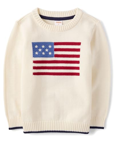 Image of Gymboree Boys' and Toddler Embroidered Pullover Sweater