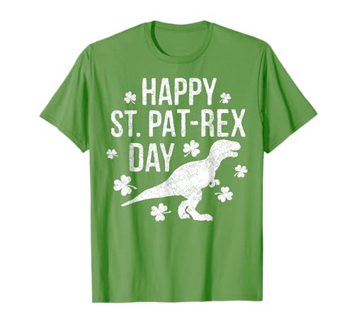 Happy St Pat-Rex Day St Patrick PatRex Dinosaure T-Shirt