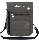 Amazon.com | OMYSTYLE Neck Wallet, RFID Passport Holder for Travel