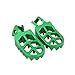 AnXin Foot Pegs Pedals Rest Footpegs CNC For KX125 KX250 1997-2001 1997 1998 1999 2000 2001 Motorcycle Dirt Pit Bike Green
