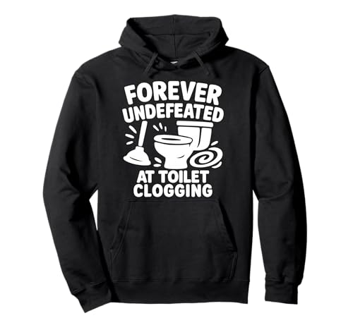 Forever Undefeated at Toilet Clogging Funny Expert Plumber �p�[�J�[