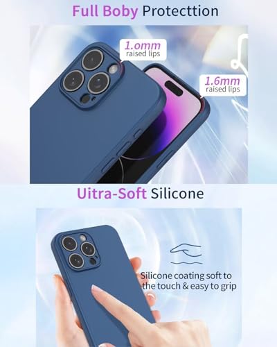 SEAHAI Case for CMF Phone 1, Ultra Thin Silky-Soft Touch Soft Liquid Silicone Phone Cover with Shockproof Airbag Design - Image 2