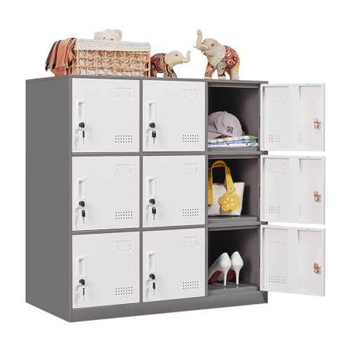 Student Locker Organizer with 9 Doors