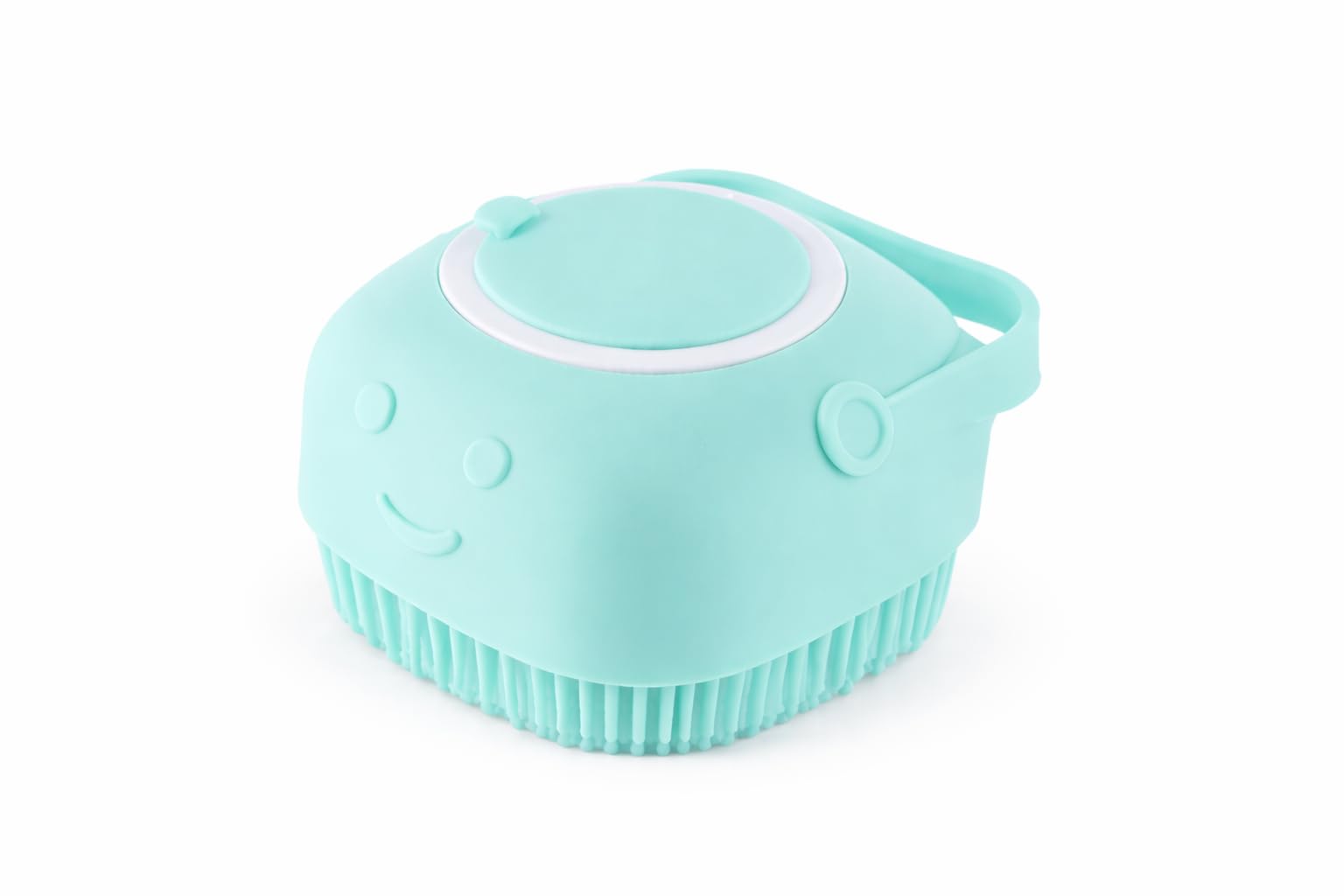 Silicone Body Scrubber with Soap Dispenser | Soft Exfoliating Bath Brush & Loofah | Gentle Shower Cleanser for Baby, Kids, Adults & Pets-picture-13