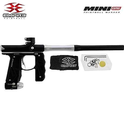 Image of Maddog Empire Mini GS Full Auto Paintball Gun Marker w /HPA Tank, Empire Halo Too Loader, Thermal Anti-Fog Paintball Mask Goggle, Neck Protector, 4+3 Harness & (4) Pods Starter Package