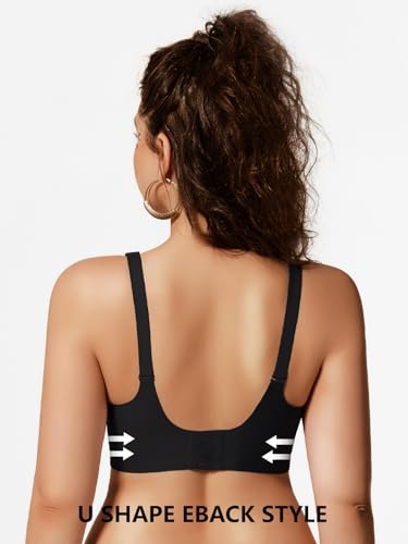 COCOMARTS Jelly Bras for Women No Underwire Scalloped Push Up Wireless Bralettes Seamless Soft Comfort Everyday Tshirt Bra - Image 4