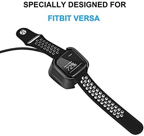 Miniatura 3 de Fitbit Versa Cargador de repuesto USB Cable de carga Cargador Dock Stand Cradle Adaptador para el nuevo Fitbit Versa Smartwatch por Master Cables