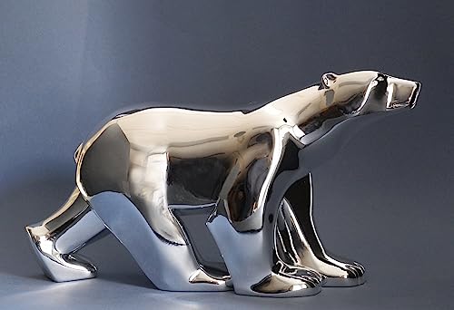Parastone Statue silver bear of François Pompon - 11 x 21 x 6 cm, H: 11 cm - Image 2