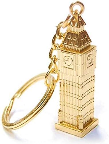 Die Cast Metal London City Assorted Keyrings, London Bus, London Guard,Silver Big Ben, Gold Big Ben, London Black Taxi - Image 4