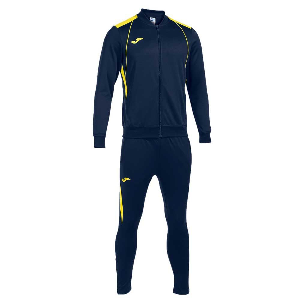 Joma Men's Championship VII Tracksuit, Yellow Navy, 14-15 años