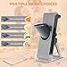 All safe mandoline slicer and chopper for kitchen, FEICO multifunctional vegetable cutter for vegetable veggie potato chip