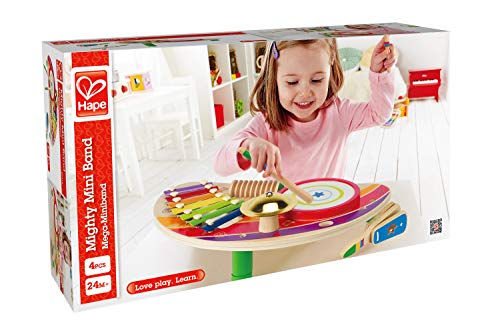 Award Winning Hape Mighty Mini Band Wooden Percussion Instrument #TOP5