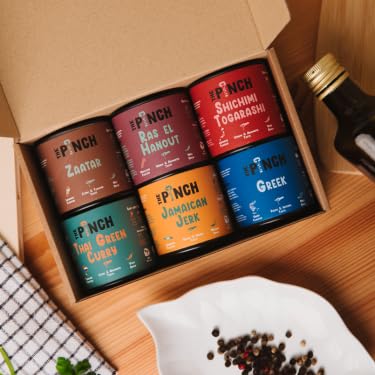 Caja'Explorador de Sabores' con 6 Especias Exóticas del Mundo – Set de Sabores Únicos y Exclusivos para Amantes de la Cocina y Viajeros Gastronómicos. Ideal para Regalo Gourmet.