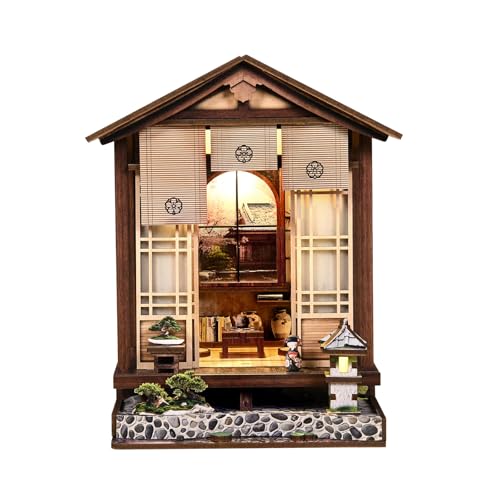DIY Book Nook Kit, 3D Wooden Puzzle for Adults,...