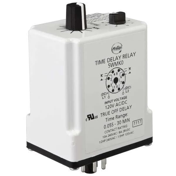 Time Dlay Rlay, 240VAC, 10A, DPDT, 0.05 sec., Mfr: 24EP46-A