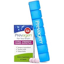 Prevagen Extra Strength Mixed Berry Chewables - 30 Tablets 1 Month Supply | Formulated for Your Brain | 20mg of Apoaequorin Plus Vitamin D3 with 7-Day Pill Minder