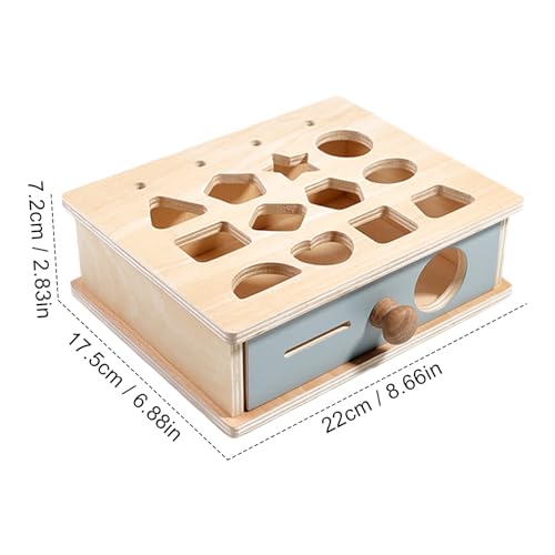 Blocs de séquençage et laçage en bois puzzle d'apprentissage multicolore