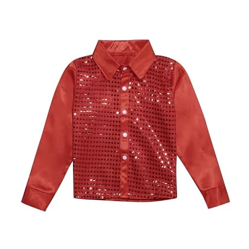 Camisa Lentejuelas Brillo Niño Camisa Hip Hop de Manga Larga Niña Blusa para Niños para Coro Danza Baile Escena Música Fiesta Navidad Carnaval Disfraz de Baile Brillante de Actuación Competición | Ya disponible en tu tienda friki favorita! En mundofriki.es! Camisa Lentejuelas Brillo Niño Camisa Hip Hop de Manga Larga Niña Blusa para Niños para Coro Danza Baile Escena Música Fiesta Navidad Carnaval Disfraz de Baile Brillante de Actuación Competición | Ya disponible en tu tienda friki favorita! En mundofriki.es!