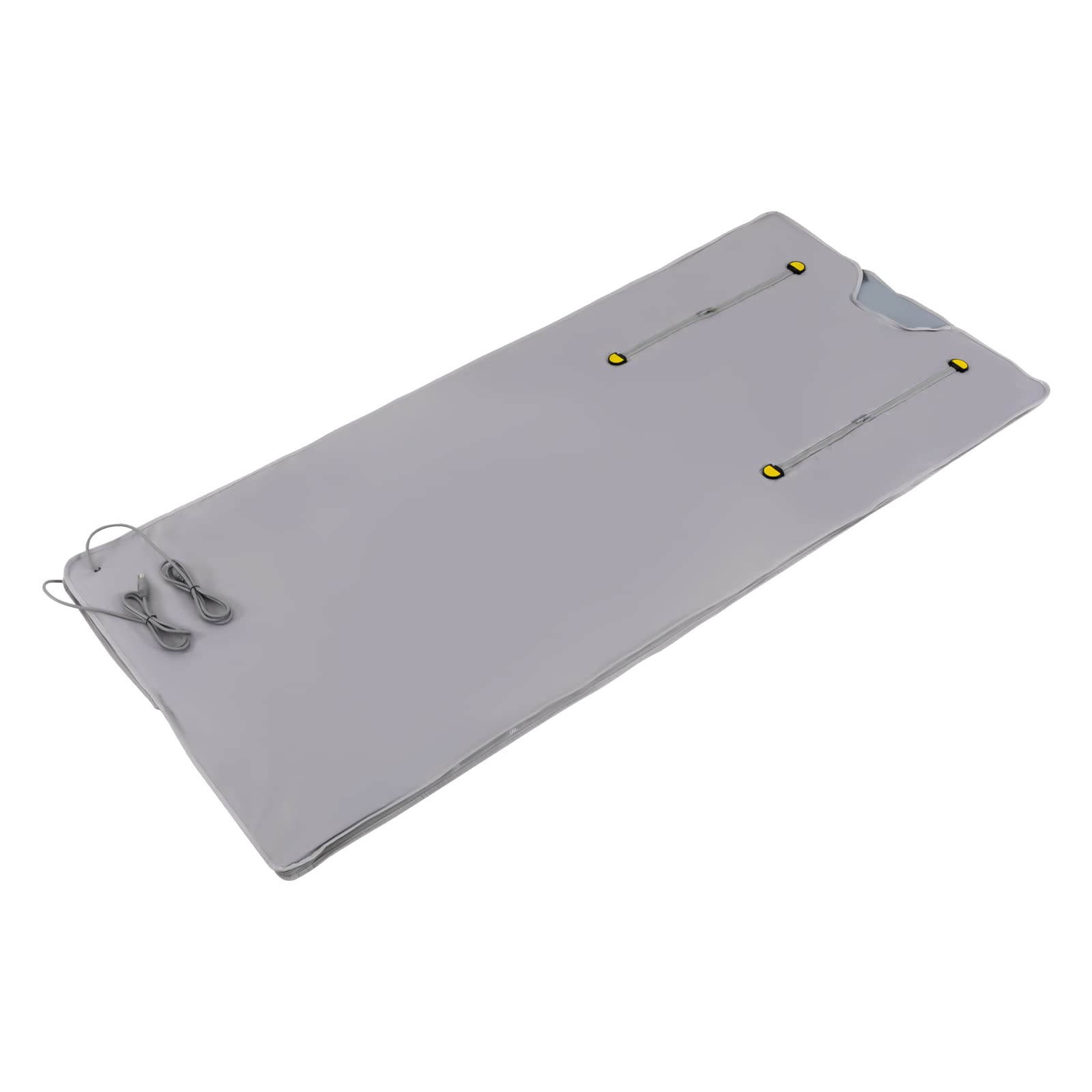 Manta para sauna por infrarrojos 650 W 180x80 cm 35-80 ℃ 2 zonas temporizador mando a distancia